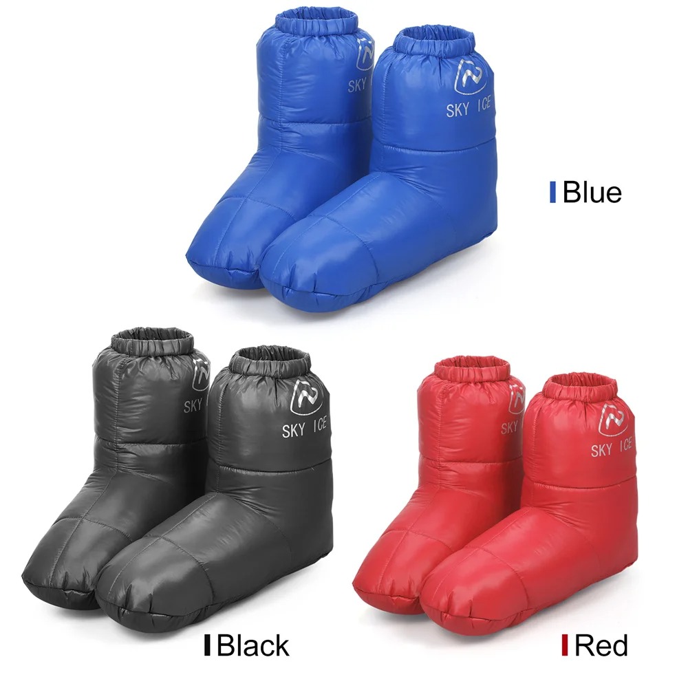 Outdoor Camping Slippers - Hiver thermique vers le bas Camping