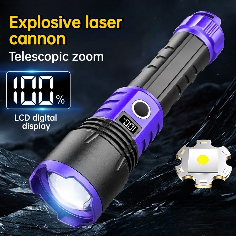 Outdoor Camping Lighting - Lampe torche LED multifonctionnelle à lumière