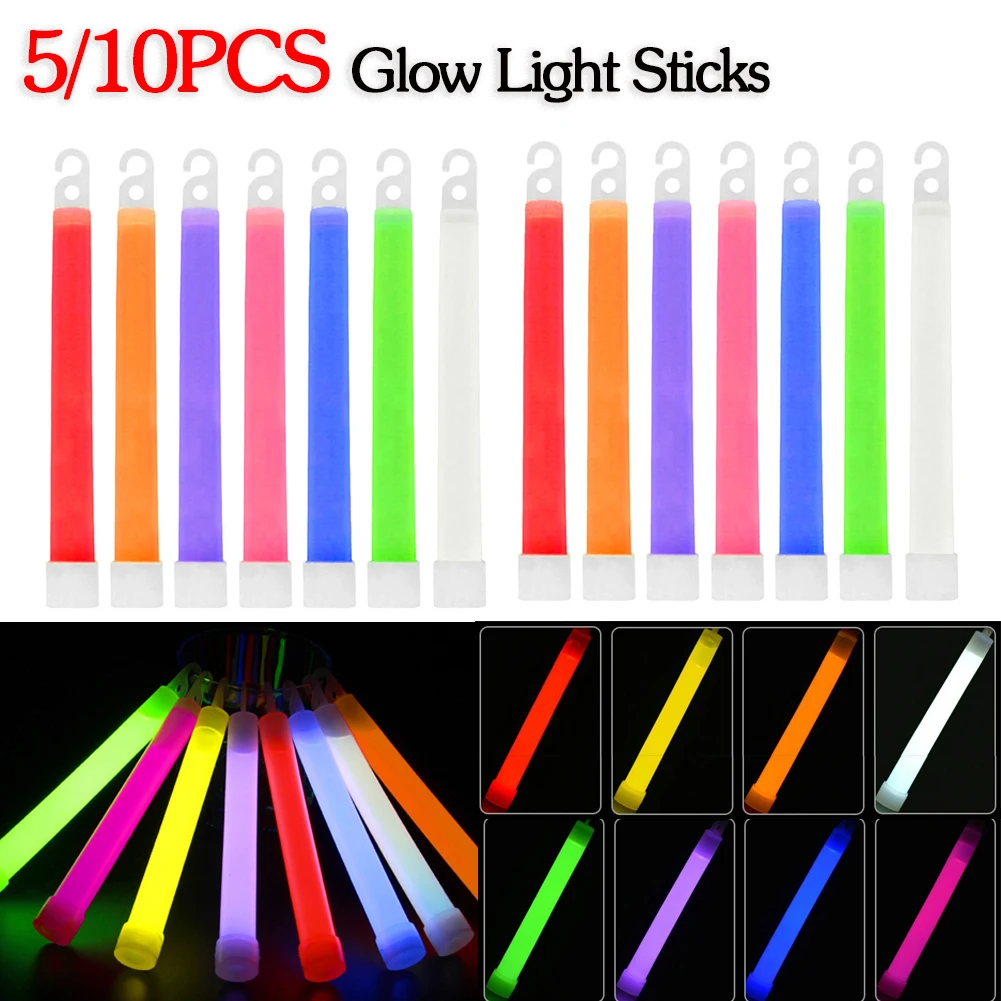 Glow Sticks Survival - Kit de survie militaire de 6