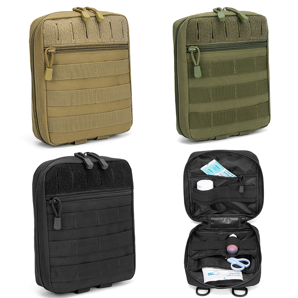 First Aid Kit Camping - Pochette tactique Molle EDC, trousse de