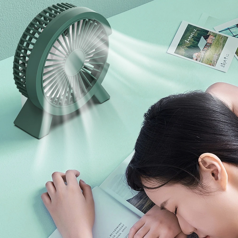 Outdoor Camping Fan - Mini ventilateur électrique portable silencieux USB