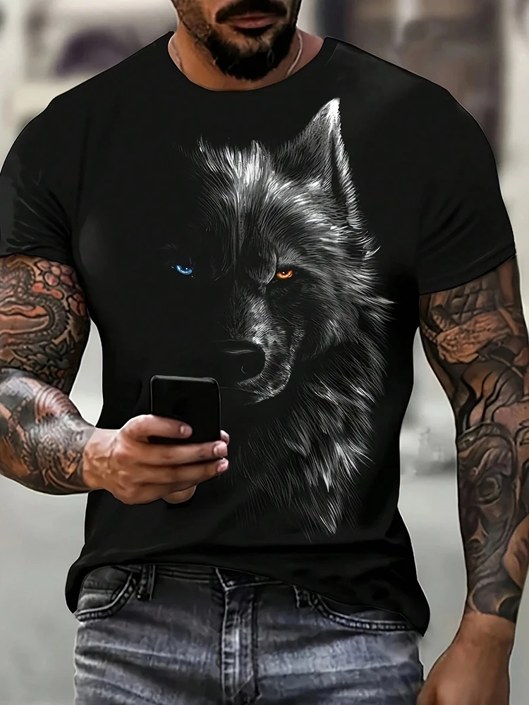 Urban Outdoor Camping - T-shirt à manches courtes pour hommes,