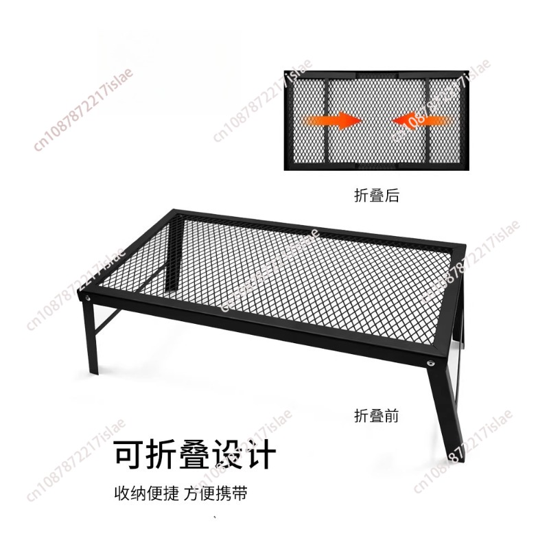 Outdoor Camping Activities - Table pliante en métal ultra-légère portable