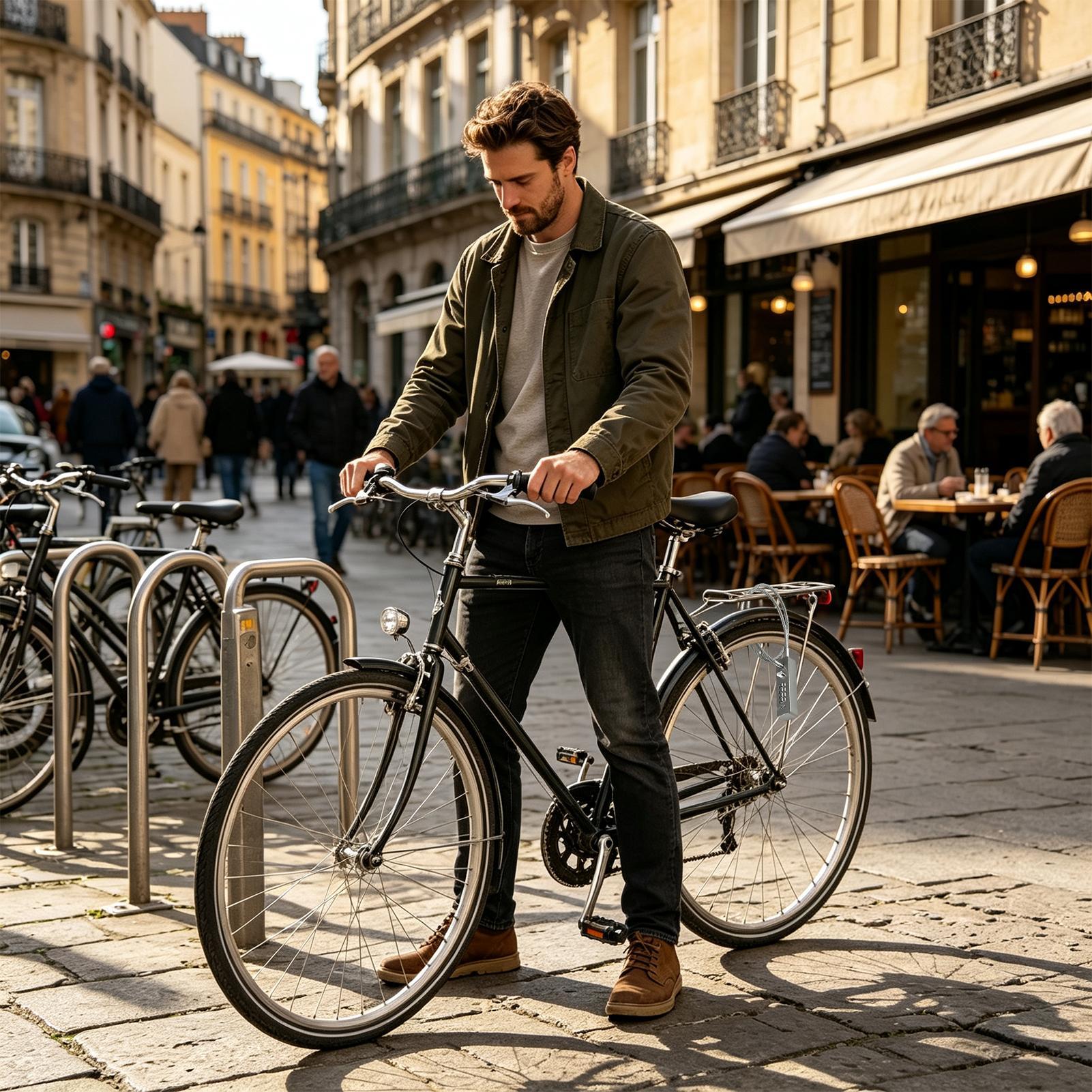 Urban Outdoor Camping - Câble de sécurité à combinaison réinitialisable