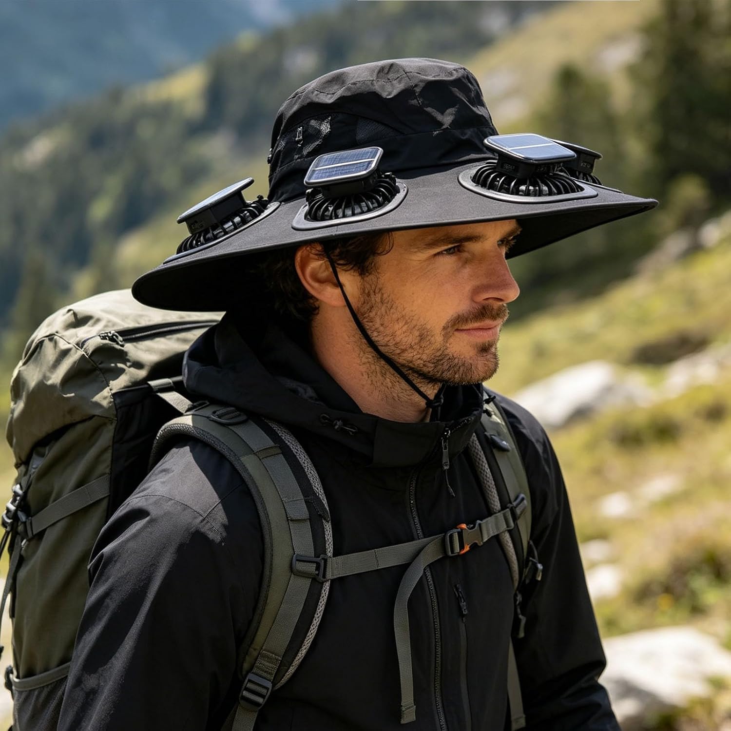 Casquette Visière 6 Ventilateu - Outdoor Camping Fan avis et prix