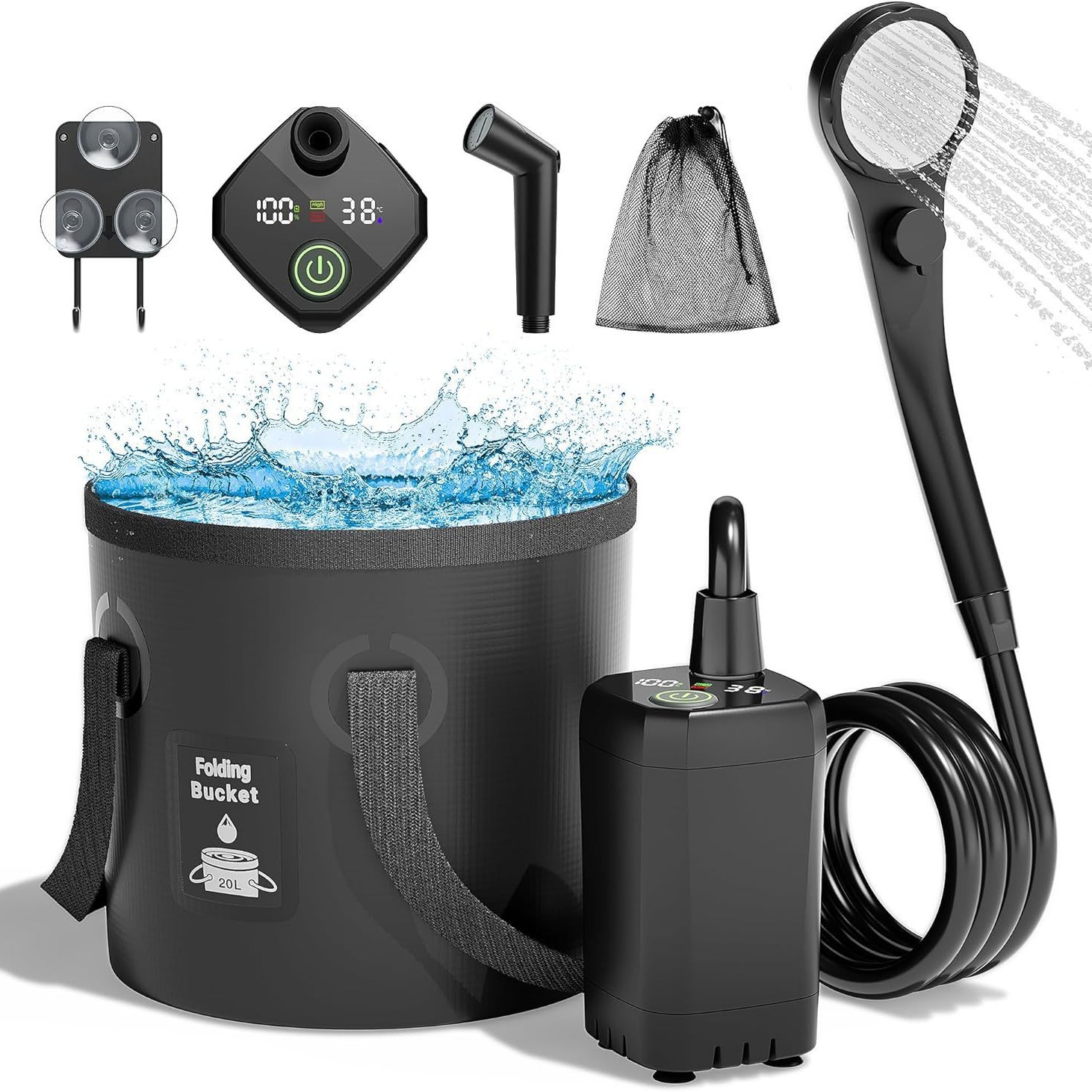 Douche électrique portable aut - Outdoor Camping Carpet avis et prix