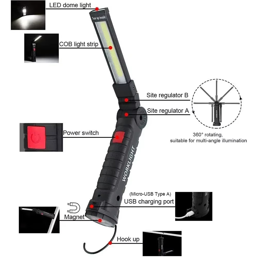 Lampe de poche LED Portable av - Camping Lantern avis et prix