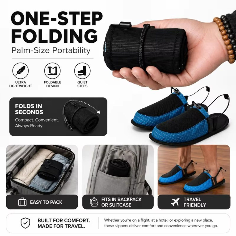 Sandales d'extérieur pliables  - Outdoor Camping Slippers avis et prix