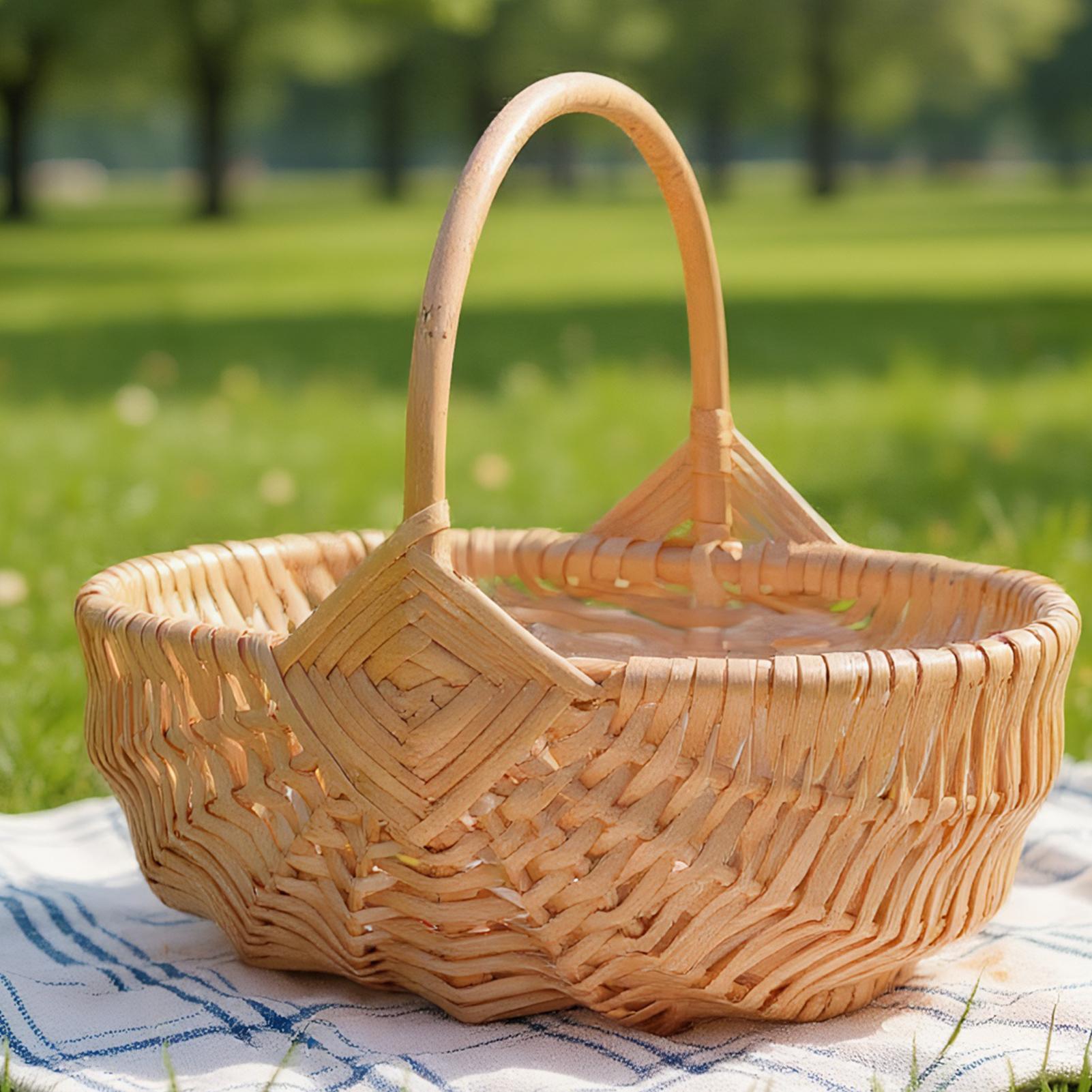 Panier de pique-nique en osier - Outdoor Camping Activities avis et prix