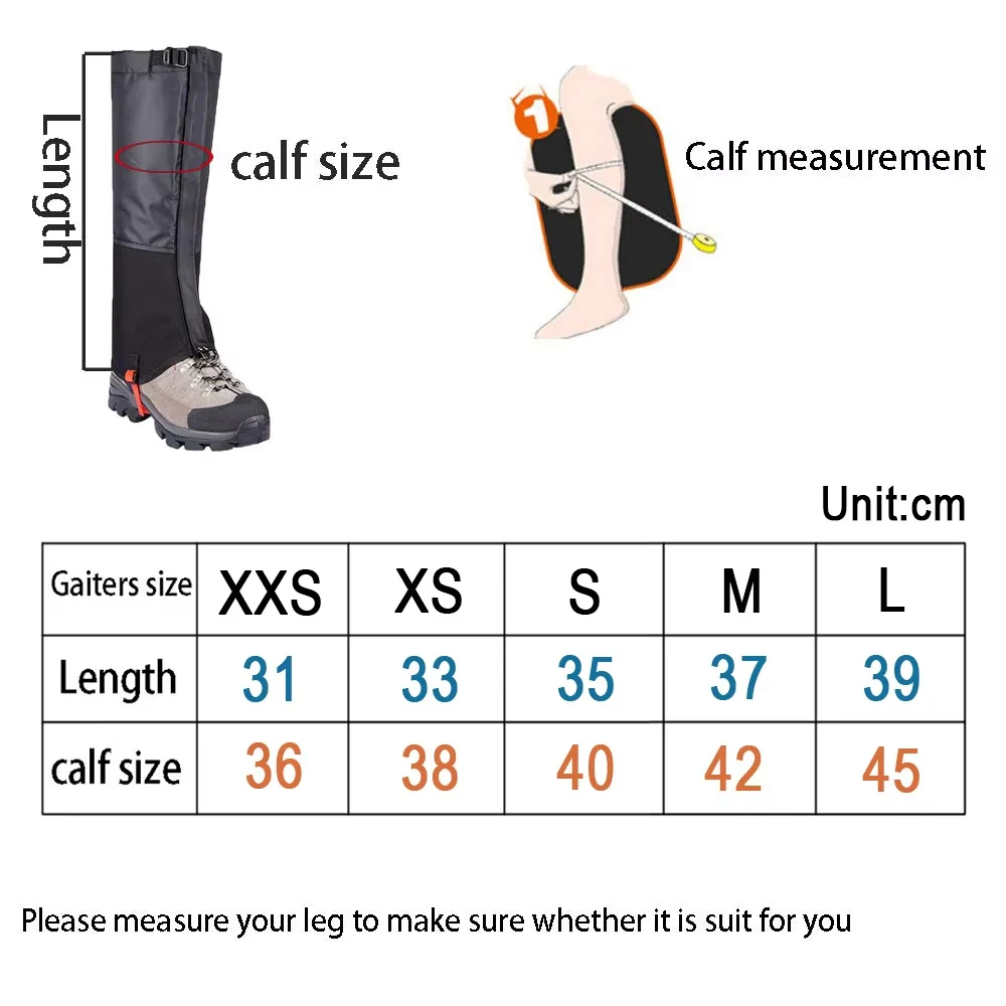 Guêtres imperméables pour la n - Trekking Gaiters avis et prix