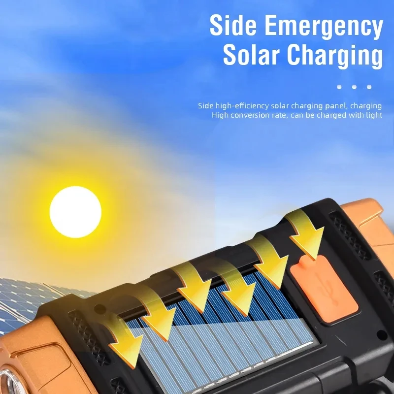 Lampe de poche solaire LED, pu - Outdoor Camping Lighting avis et prix