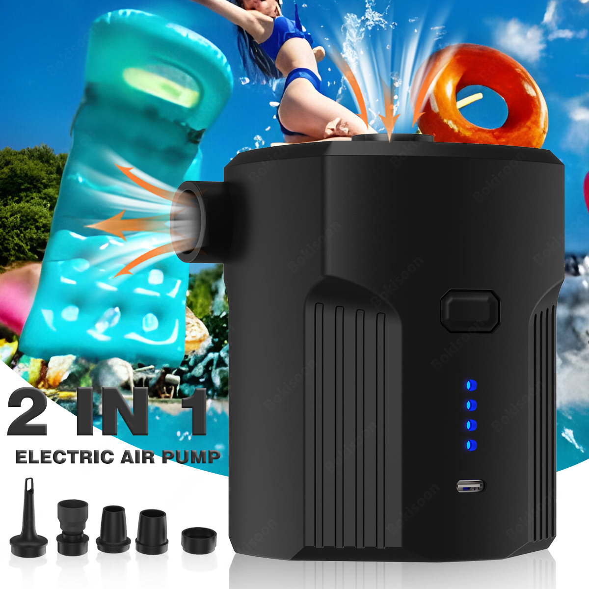 Pompe à air électrique portabl - Outdoor Camping Carpet avis et prix