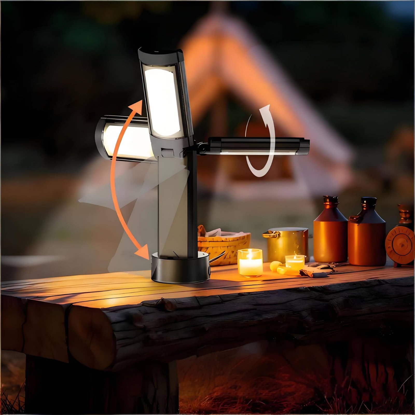 Lampe de tente télescopique, h - Outdoor Camping Lighting avis et prix