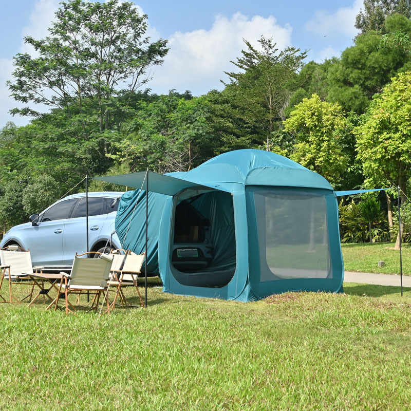 Tente arrière de voiture, érec - Outdoor Camping Car Tail Tent avis et prix