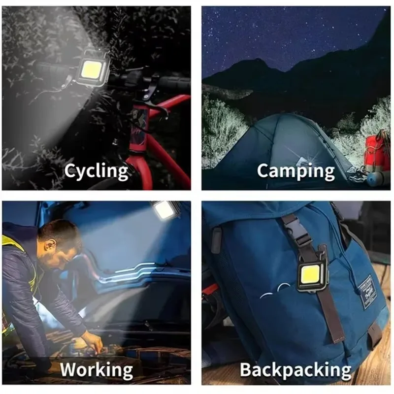 Lampe de poche MINI COB à clé, - Camping Lantern avis et prix