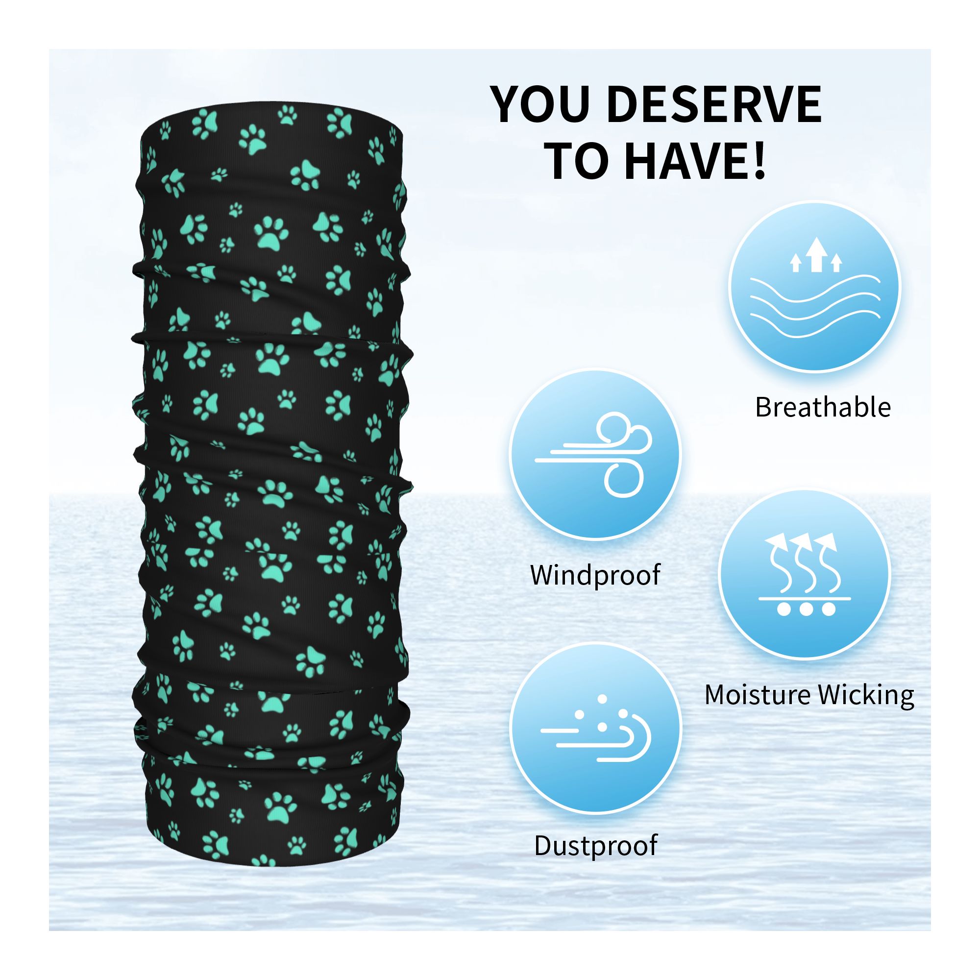 Cache-cou bandana personnalisé - Trekking Gaiters avis et prix